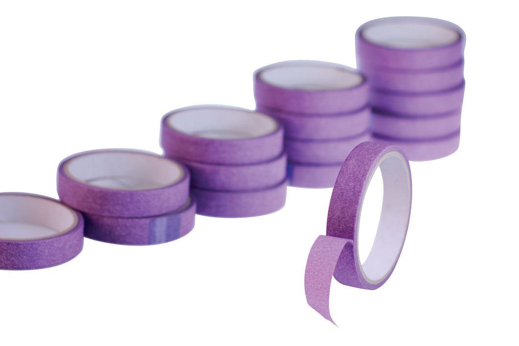 Purple Low Tack Masking Tape - Pack of 5 Rolls